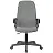 Кресло для руководителя Бюрократ CH-808LT серое (ткань, пластик) Фото 0