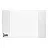 Обложка ПВХ со штрихкодом для тетрадей и дневников, ПЛОТНАЯ, 120 мкм, 213х355 мм, прозрачная, ПИФАГОР, 224837
