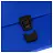 Папка-портфель 1 отделение СТАММ "Стандарт" А4, 1000мкм, на замке, пластик, синяя Фото 4