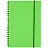Бизнес-тетрадь Attache Neon А5 80 листов зеленая в клетку на спирали (150x210 мм)