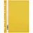 Папка-скоросшиватель пластик. перф. OfficeSpace А4, 120мкм, желтая с прозр. верхом Фото 0