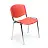 Стул офисный Easy Chair Изо красный (пластик, металл хромированный)
