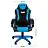Кресло игровое Helmi HL-S16 "Pilot", экокожа, черная/синяя, механизм качания Фото 4