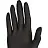 Перчатки медицинские смотровые нитриловые Foxy-Gloves нестерильные неопудренные размер XL (9-10) черные (100 штук в упаковке) Фото 1