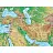 Настенная карта Евразии политико-физическая 1:9 000 000 Фото 2