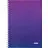 Бизнес-тетрадь Attache Градиент А5 96 листов фиолетовая в клетку на гребне, УФ-сплошной глянцевый лак (146х204 мм)