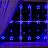 Электрогирлянда Бахрома 2.4x0.9 м Звездочки,IP20,186LED,синее,8 реж 4356975 Фото 0