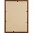 Рамка Зебра А4 21x30 см деревянный багет 16 мм коричневая Фото 2