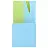 Коробка складная подарочная MESHU "Duotone. Blue-Green gradient", (15*15*15см), с лентой Фото 1