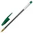 Ручка шариковая STAFF "Basic BP-01", письмо 750 метров, ЗЕЛЕНАЯ, длина корпуса 14 см, узел 1 мм, 143739