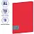 Папка с 10 вкладышами Berlingo "Soft Touch", 17мм, 700мкм, красная, с внутр. карманом Фото 0