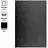 Обложка А3 OfficeSpace "Кожа" 230г/кв.м, черный картон, 100л. Фото 1