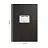 Книга учета OfficeSpace, А4, 96л., клетка, 200*290мм, бумвинил, цвет черный, блок офсетный, наклейка Фото 1