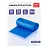 Мешки для мусора 35л OfficeClean ПНД, 50*65см, 11мкм, 30шт., прочные, синие, в рулоне, с ушками Фото 0