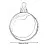 Шар Вьюнок-веточка морозная, 65 мм., в подарочной упаковке КУ-65-18470 Фото 0