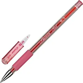 Ручка гелевая неавтоматическая M&G Crystal красная (толщина линии 0.35 мм)