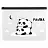 Папка-конверт на молнии MESHU Hello Panda А4 150мкм прозр. с рис. MS_44823