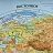 Карта мира физическая "Полушария" 101х69 см, 1:37М, интерактивная, в тубусе, BRAUBERG, 112376 Фото 0