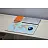 Коврик на стол Attache 380x590 мм комбинированный с картой мира Фото 2