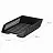 Лоток горизонтальный для бумаг BRAUBERG-MAXI, с пазами, А4 (358х272х69 мм), сетчатый, черный, 231141 Фото 3