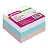 Блок для записей Attache 90x90x50 мм белый/голубой/розовый (плотность 100 г/кв.м) Фото 4