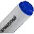 Маркер перманентный Attache синий (толщина линии 1,5-3 мм) скошенный наконечник Фото 3