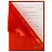 Папка-уголок жесткая А4, красная, 0,15 мм, BRAUBERG EXTRA, 271703 Фото 3