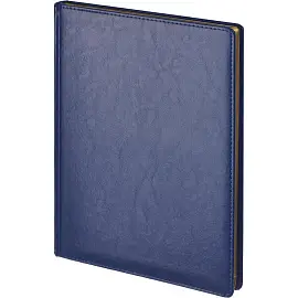 Ежедневник недатированный синий, А4, 160л, ATTACHE Gold