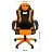 Кресло игровое Helmi HL-S16 "Pilot", экокожа, черная/оранжевая, механизм качания Фото 2