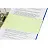 Разделитель листов разделительные полоски Комус, зеленые, 100 шт./уп. Фото 2