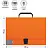 Папка-портфель 1 отделение Berlingo "Color Zone" А4, 330*230*35мм, 1000мкм, оранжевая Фото 1