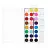 Акварель JOVI, 24 цвета, малые кюветы, с кистью, с палитрой, пластик, европодвес Фото 1
