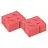 Салфетки хозяйственные Vileda Professional Бризи микрофибра 36х35см 105 г/кв.м красные (25 штук в упаковке) Фото 0