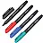 Набор маркеров перманентных Attache 4 цвета (толщина линии 1,5-3 мм) круглый наконечник Фото 1