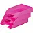 Лоток горизонтальный для бумаг Attache Fantasy пластиковый розовый Фото 3