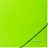 Папка на резинках BRAUBERG "Neon", неоновая, зеленая, до 300 листов, 0,5 мм, 227460 Фото 4