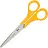 Ножницы 150 мм Attache с пластиковыми симметричными ручками желтого цвета