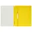 Папка-скоросшиватель пластик. СТАММ А4, 120мкм, желтая с прозр. верхом Фото 0