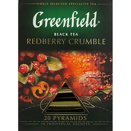 Чай черный Greenfield Redberry Crumble 20 пирамидок