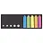 Закладки клейкие неоновые STAFF "СТРЕЛКИ", 50х12 мм, 100 штук (5 цветов х 20 листов), в картонной книжке, 129358
