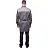 Халат рабочий мужской у19-ХЛ темно-серый/светло-серый (размер 60-62, рост 170-176) Фото 2