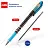 Ручка шариковая Cello "Maxriter XS tinted black" синяя, 0,7мм, ассорти, грип, штрих-код Фото 2