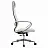 Кресло офисное МЕТТА "К-31" хром, экокожа, сиденье и спинка мягкие, белое Фото 1
