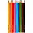 Карандаши цветные KOH-I-NOOR "Animals", 12 цветов, грифель 2,8 мм, заточенные, европодвес, 3552/12, 3552012008KSRU Фото 0