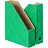 Лоток вертикальный для бумаг 75 мм Attache картонный зеленый (2 штуки в упаковке) Фото 1