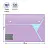 Папка-конверт на 2 кнопках Berlingo "xProject" А4, фиолетовая/голубая, 300мкм Фото 1