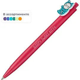 Ручка шариковая автоматическая M&G So Many Cats синяя (толщина линии 0.5 мм, ABPH45712207F4C)