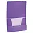 Папка на резинках BRAUBERG "Office", фиолетовая, до 300 листов, 500 мкм, 228081 Фото 2