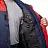 Куртка рабочая зимняя мужская з08-КУ со светоотражающим кантом синяя/красная (размер 52-54, рост 182-188) Фото 4