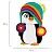 Набор для творчества "Аппликация из фетра", "Пингвинчик", основа 20х15 см, ЮНЛАНДИЯ, 662389 Фото 1